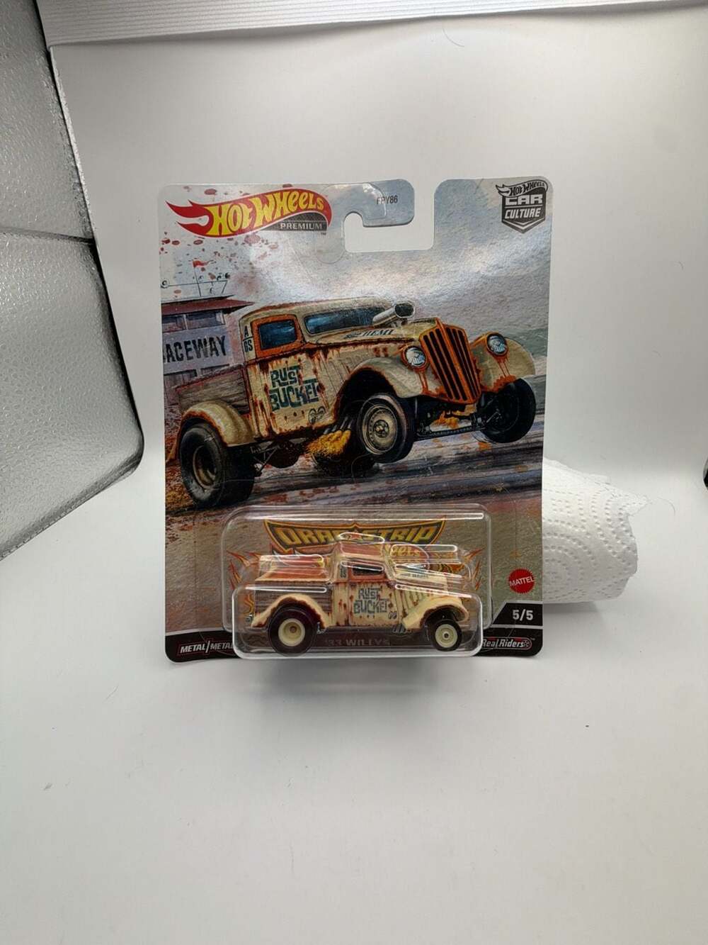 Hot Wheels Premium Car Culture Drag Strip Demons '33 Willys Rust Bucket 5/5
